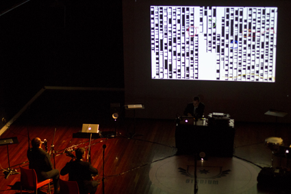 Decibel, performing The Talking Board at Totally Huge New Music Festival 2011