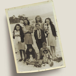 Maria Island school children, c1930, Anne Christie collection