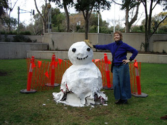 Sarah CrowEST, snow creature