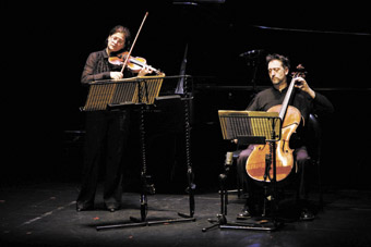 Telesto Duo (Tiziana Pintus and John Addison) performing Constantine Koukias’ Byzantine Reflections