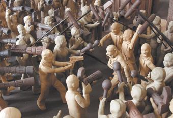 Zhou Xiaohu, Utopian theatre (detail) 2006