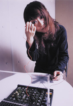 Haco with her Pencil Organ