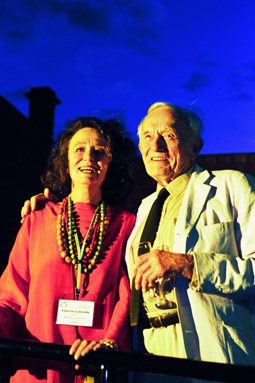 Valerie Lalonde & Ricky Leacock at the conference	