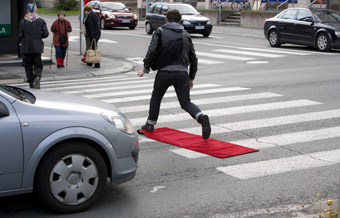 The Red Carpet Treatment, Vincent Chevalier; ANTI - Contemporary Art Festival, Kuopio, Finland