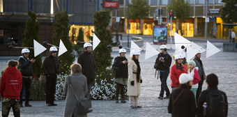 Live Windwalks, Tim Knowles; ANTI - Contemporary Art Festival, Kuopio, Finland