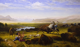 The Death of Adonis, 2009, Kent Monkman, acrylic on canvas