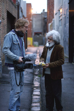 director Amiel Courtin-Wilson and Jack Charles, Bastardy