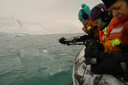 Interviewing the ice, Arctice Circle Artist Residency