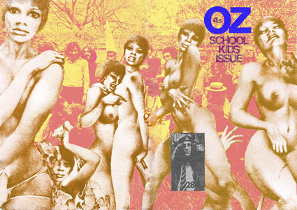 Cover of Oz magazine, part of Lampoon—An Historical Art Trajectory (1970-2010)