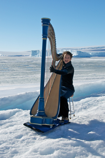 Alice Giles in Antarctica