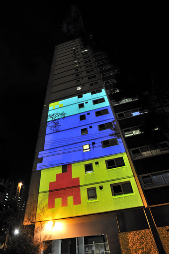 Façade, Greg Giannis, Gertrude Street Projection Festival 2011