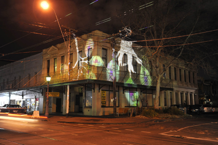 Stars & More, Arika Waulum, Yandell Walton, Gertrude Street Projection Festival 2011 