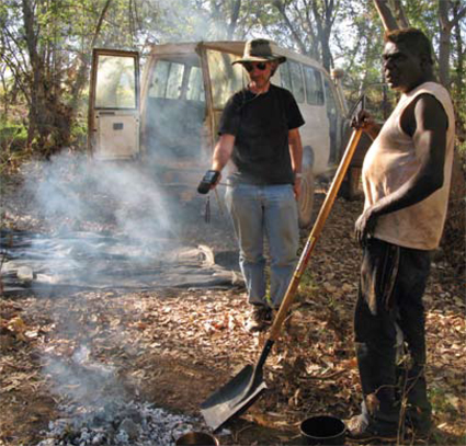 Philip Samartzis and Gabriel Nodea, field recording near Warmun