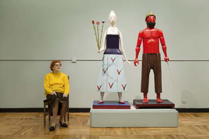 Vatagin’s Irene Starzhenetskaya and Anatoly Komelin, State Tretyakov Gallery, Russia, photo Andy Freeberg, Guardians series, 2011; Otherwise Projections 2011