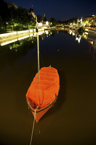 Nigel Helyer, Vox Aura, public sound work on the River Aura 