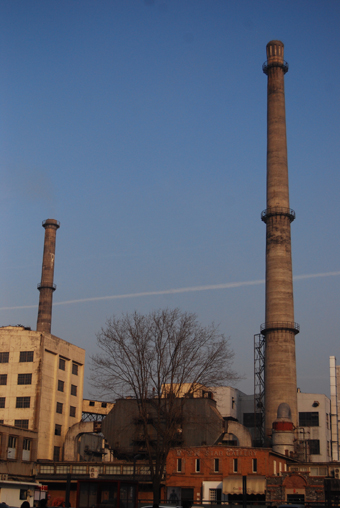 Industrial chic – the East German built and designed 798 factory complex is now home to a range of galleries, cafes and shops