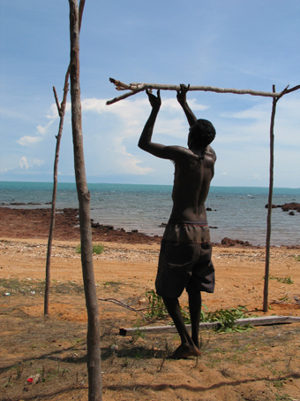 GADAWULKWULK means SHELTER, 2009, Barayuwa Mununggurr & Ruark Lewis, Yarrinya