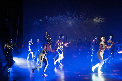 Students from the Aboriginal Theatre ensemble, STRONG by Phillip Walley-Stack, WA Academy of Performing Arts, 2012