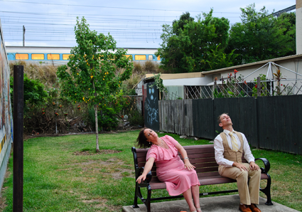  Julie-Anne Long and Martin del Amo, Benched, Micro Parks 2013, presented by  Performance Space in Association with Sydney Festival 2013