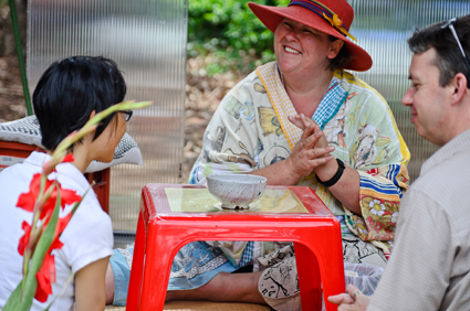 Wabi-Sabi Afternoon Tea, Sarah Goffman, Micro Parks 2013, presented by  Performance Space in Association with Sydney Festival 2013