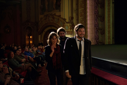 Julius Avery, Jessica Mitchell, Michael Spiccia, winners of the Dendy Award for Best Live Action Short for Yardbird, 2012 Sydney Film Awards