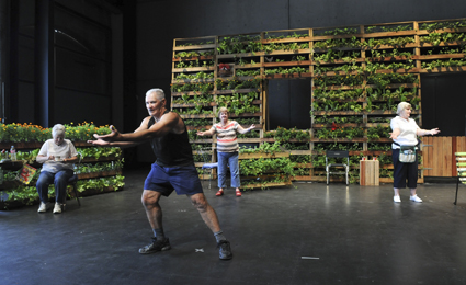  (l-r) June Hickey, Ivan Sevrovic, Dorothy Weir, Judy Murray; Life As We Know It, Urban Theatre Projects