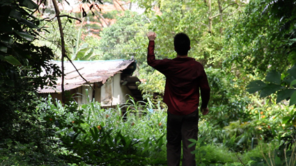 Sarah Kaur, 2011 Resident, Singapore, still, Kampong Buangkok, featuring Guohui Chen