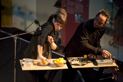 Leah Scholes, Eugene Ughetti, Transducer, Speak Percussion, THNMF2013