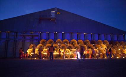 Site 3 - Ceremony for Planting, A Night of Wonder, Coleambally SunRice Mill, The Cad Factory