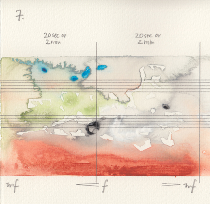 Not Even Music! (detail), score, David Young