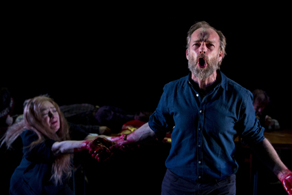  Melita Jurisic, Hugo Weaving, Macbeth, Sydney Theatre Company