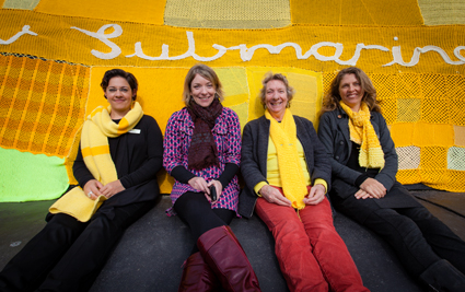 Murray Arts Staff (L-R) Jo Bartels, Karen Gardner, Vivien Naimo and Carolyn Martin Doyle (Maggih Coates not pictured)