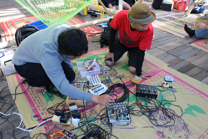 Lintang Radittya and Andreas Siagian at MPavilion