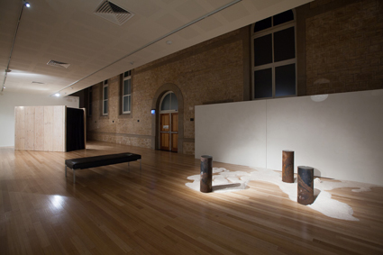 Heidi Kenyon, Liz Butler, Same River Twice, AEAF + MBRG 2014-15, installation view Murray Bridge Regional Gallery