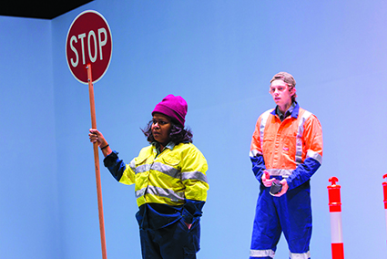 Ursula Yovich, Harry Greenwood, Love and Information, a Sydney Theatre Company and Malthouse production