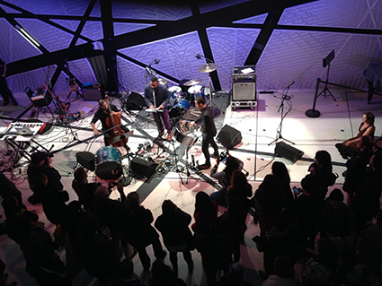 Jeffrey Zeigler (cello) Andy Akiho (steel drum/ composer) & Roger Bonair-Agard (Beat poet), Opening Night, National Sawdust