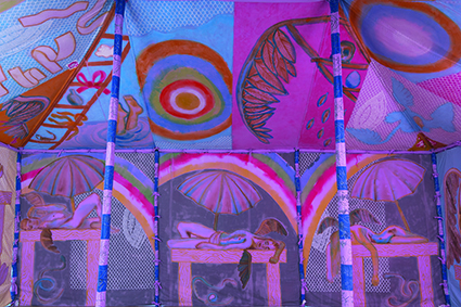 Francesco Clemente, Angels’ Tent 2013 (detail)