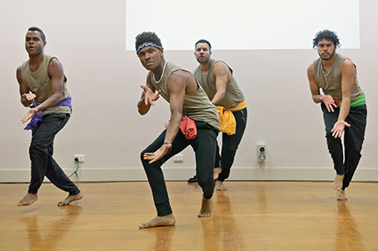 Excelsior, L-R Benjamin Creek, Benjamin Maza, Joshua Thaiday, Leonard Hunter Donahue