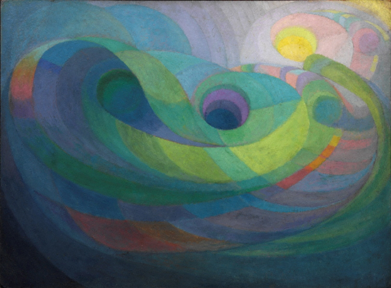 Roy De Maistre, Rhythmic composition in yellow green minor (1919)