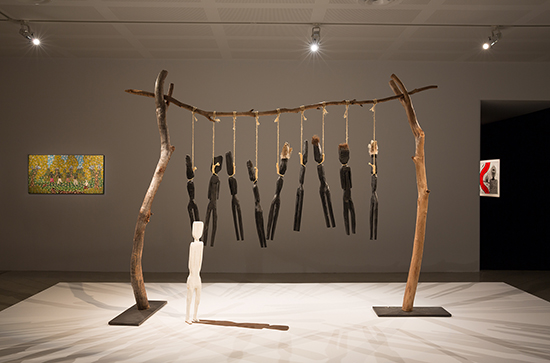 Fiona Foley, Annihilation of the Blacks, 1986, courtesy National Museum of Australia