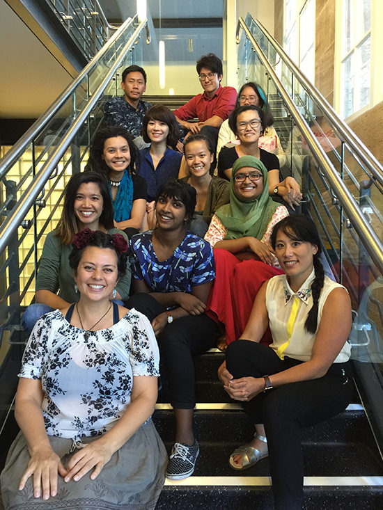 Participants in the Lotus Asian-Australian Playwriting Project, First Draft Intensive, 2016, Sydney