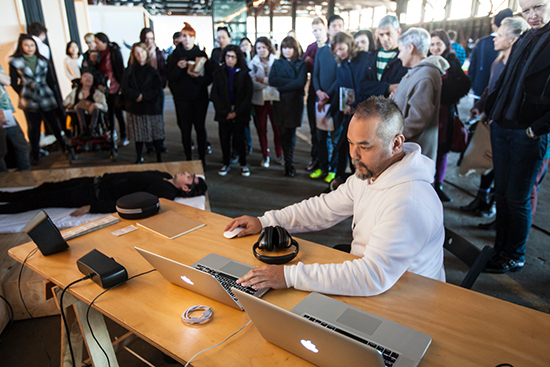 George Khut, Kaldor Public Arts Project Meeting of Minds event with UNSW Art & Design, 2015