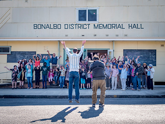 Community participants, Bonnywood Rising, Grayson Cooke, Bonalbo District Hall