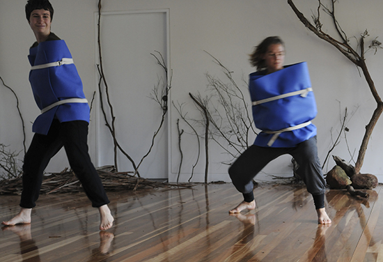 Dana Nance, Miranda Wheen, Bundanon residency, Dean Walsh with Restless Dance Theatre, 2012, Stage 1 development of True to Nature