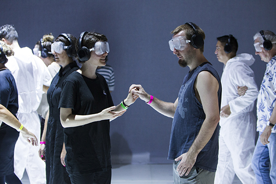 Audience members, Imagined Touch, Sydney Festival 2017