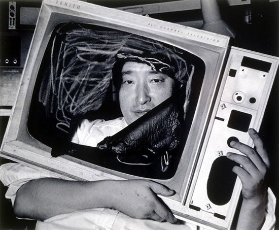 Nam June Paik in New York City, 1983