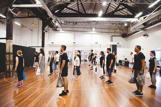 Chimerica in rehearsal, Sydney Theatre Company