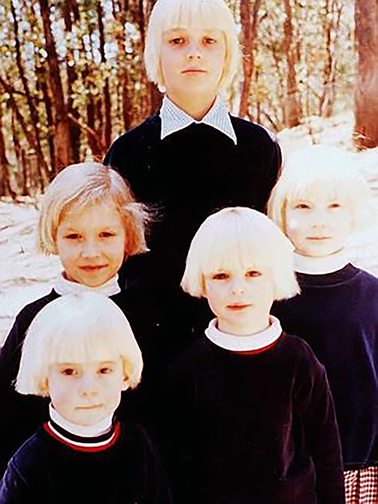 Five of the boys raised at Lake Eildon, The Family